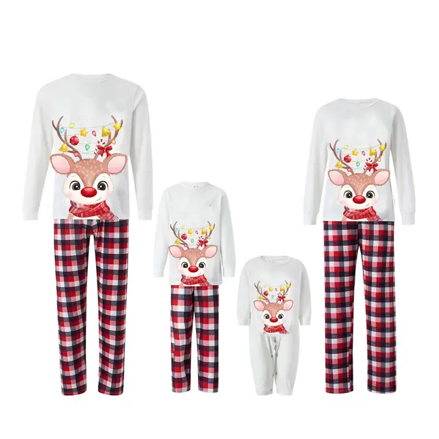 Reindeer Christmas Family Pajamas