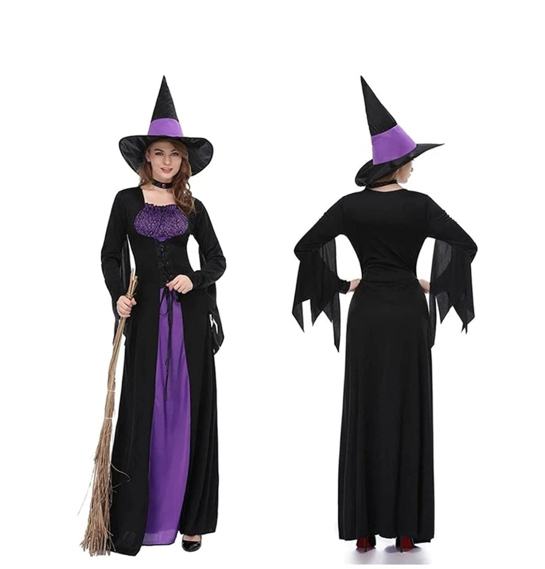 Midnight Purple Halloween Witch - Swaggy Fit